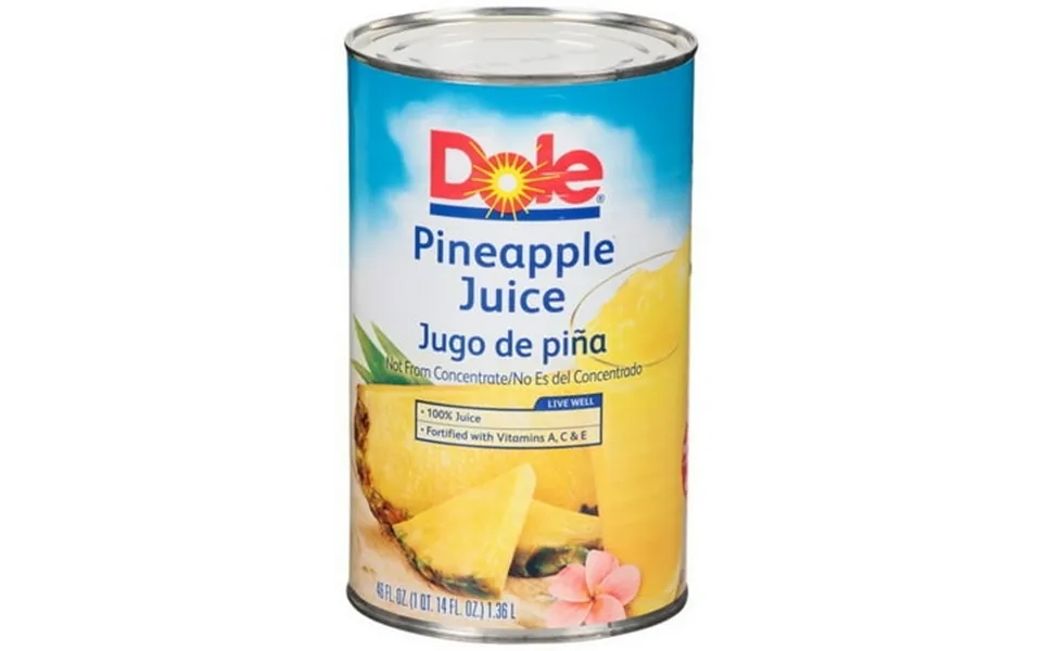 Dole Pineapple Juice 46 Oz - Case Of 12