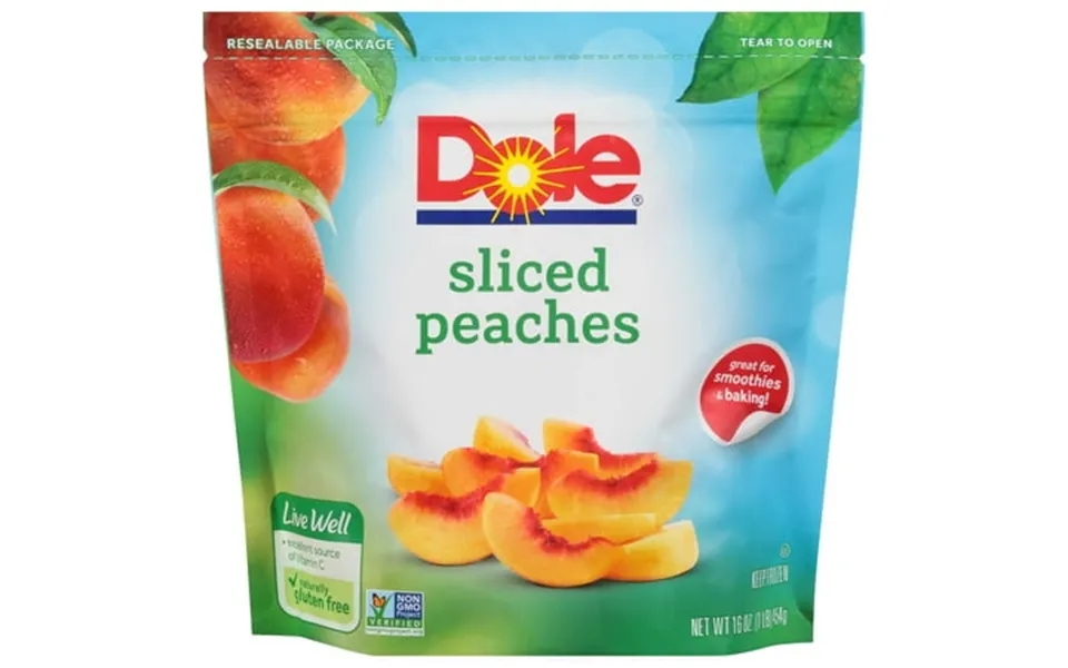 Dole Sliced Peaches 16 Ounce -- 8 Per Case.