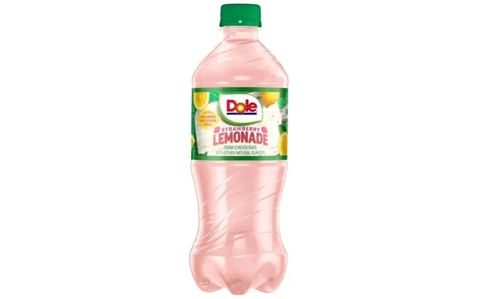 Dole Strawberry Lemonade Juice Drink 20 Fl Oz Bottle Shelf-stable