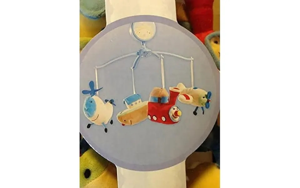 Dolly Baby Crib Musical Mobile Carrusel Plush Dolls New