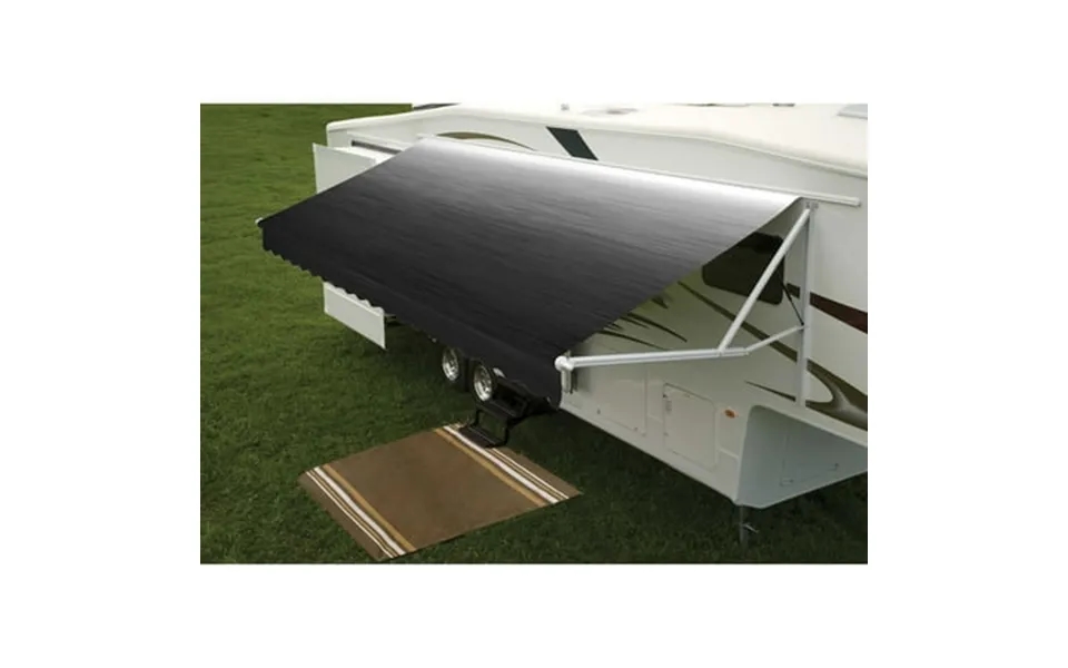 Dometic 915nr20.000bl 9100 Power Awning W Vinyl Weathershield & Led - Onyx White End Cap 20