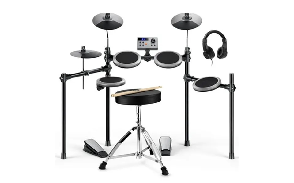 Donner Electric Drum Set For Kids Beginner Christmas Birthday Gift 150 Sounds Quiet Mesh Pad Ded-70 New