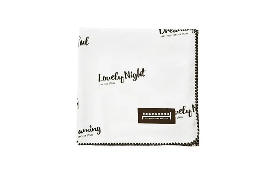 Dono&dono Multi-purpose Cotton Cuddle Baby Blanket Lettering