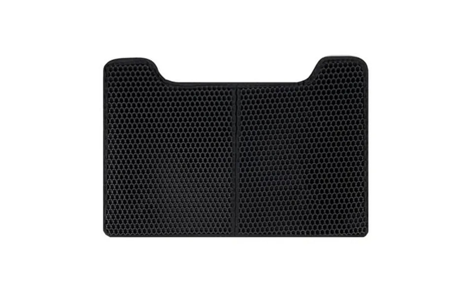 Double Layer Cat Litter Mat Black Honeycomb Foldable Pad Water