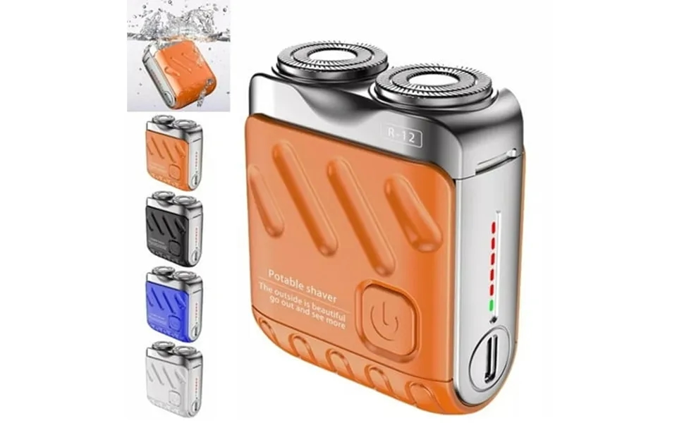 Double Ring Pocket Travel Shaver Mini Men Shaver Portable Beard Razor