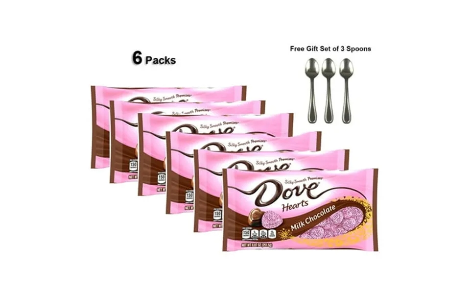 Dove Promises Valentine S Day Heart Chocolate Candy Bag - 8.87 Oz 2 Pack Free Gift From Winrock Store
