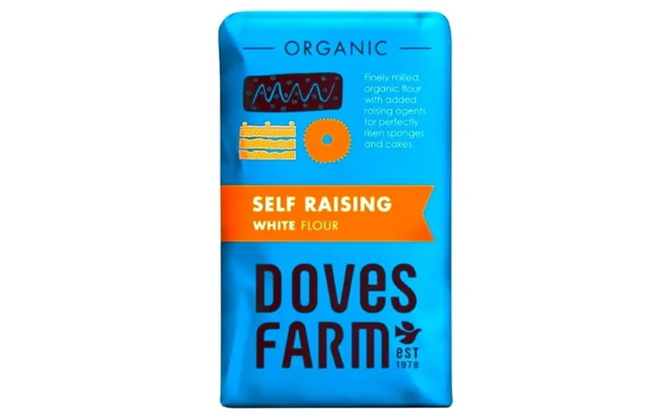 Doves Farm Self Raising White Flour All Purpose Flour For Cakes & Pancakes Baking Imported From Baking Foods 35