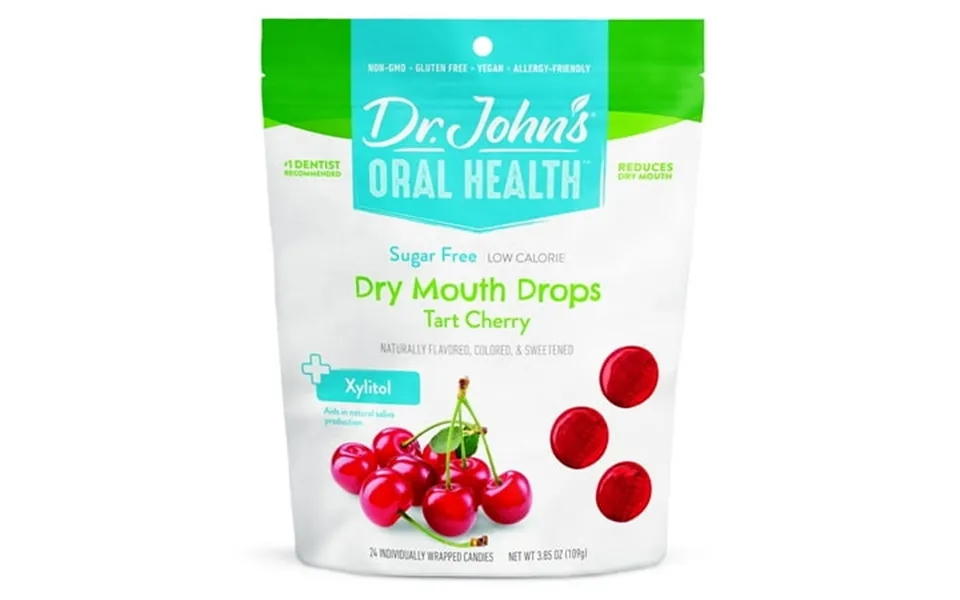 Dr. John’s Oral Health Sugar Free Candy Healthy Dry Mouth Drops With Zero Sugar Low Calorie Snacks Keto Friendly Hard Ca