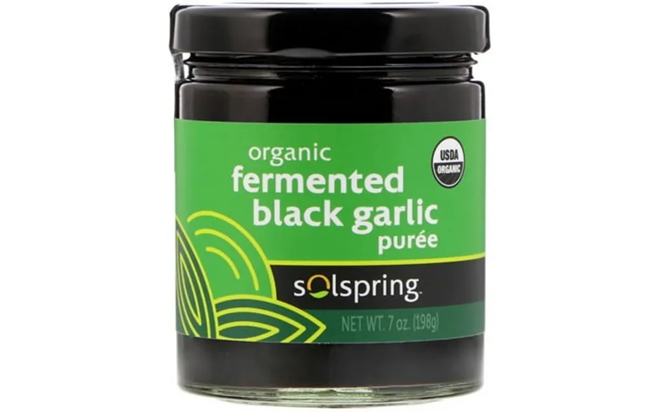 Dr. Mercola Solspring Organic Fermented Black Garlic Puree 7 Oz 198 G
