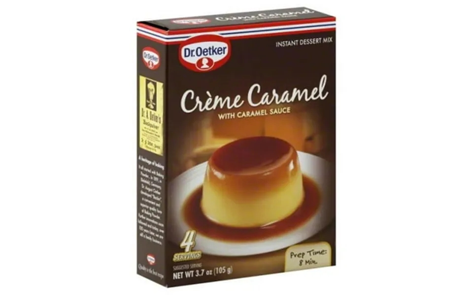 Dr. Oetker Flan Creme Caramel 3.7 Ounce Boxes