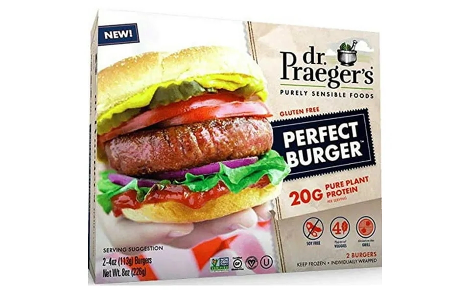 Dr. Praegers Purely Sensible Foods Perfect Burger 8 Ounce -- 6 Per Case