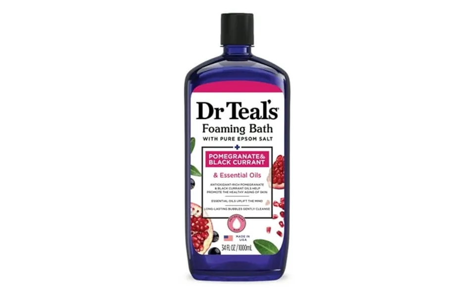 Dr Teal S Foaming Bath With Pomegranate Oil & Black Currant 34 Fl Oz