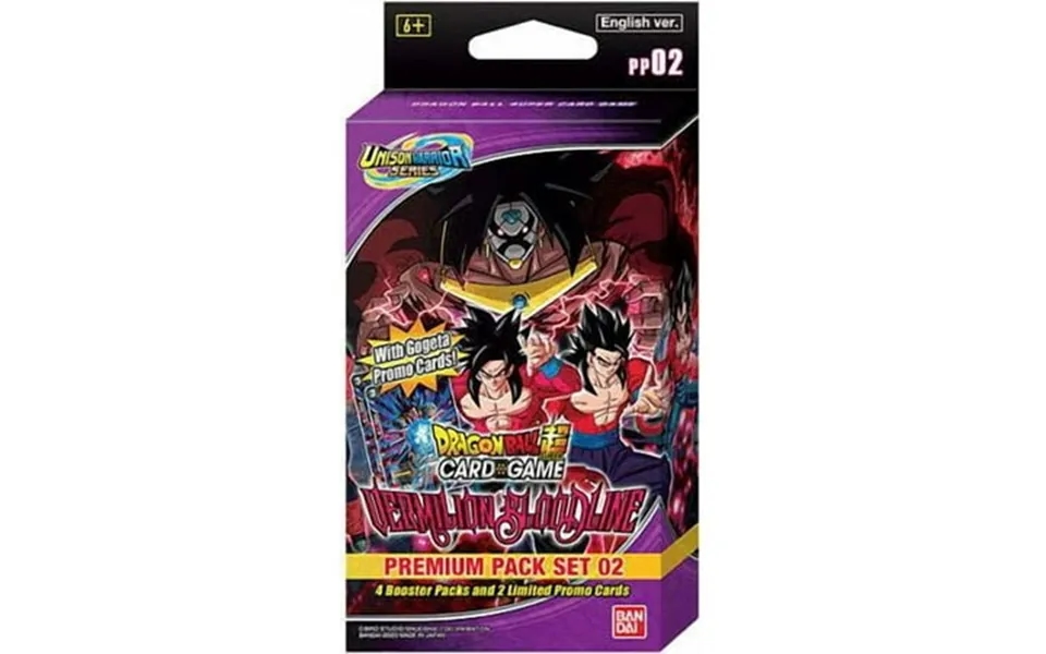 Dragon Ball Super Unison Warrior Vermilion Bloodline Premium Pack Set