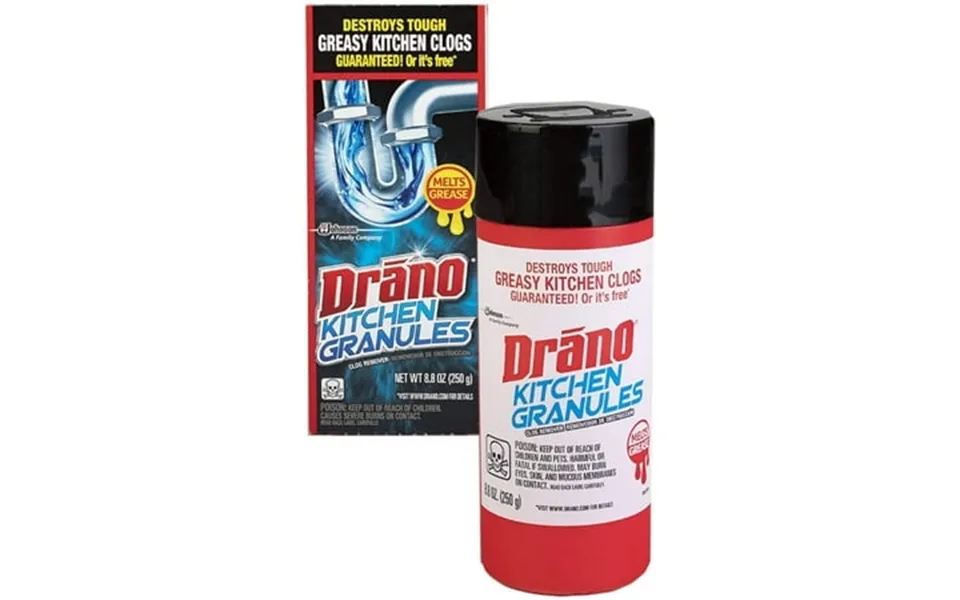 Drano 00121 Kitchen Granules Clog Remover 8.8 Oz Pack Of 6