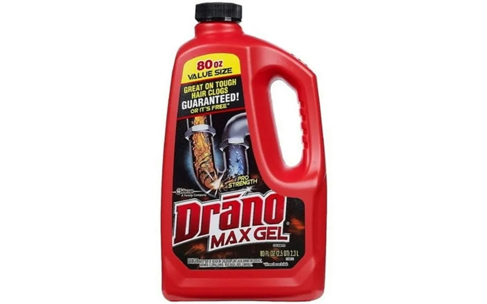 Drano Max Gel Liquid Clog Remover 80 Oz Pack Of 2