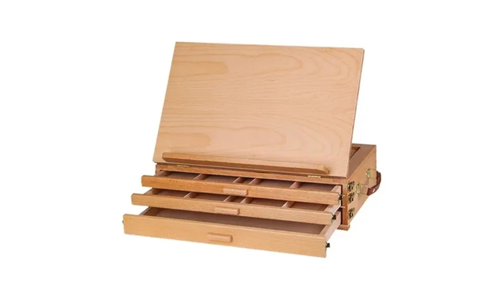 Drawing Sketching Board Wood Adjustable Table Desk Easel Art Painting 40x27cm