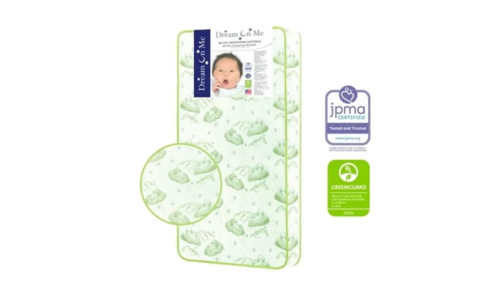 Dream On Me Ashton 5-in-1 Convertible Crib With Mattress Value Pack Espresso