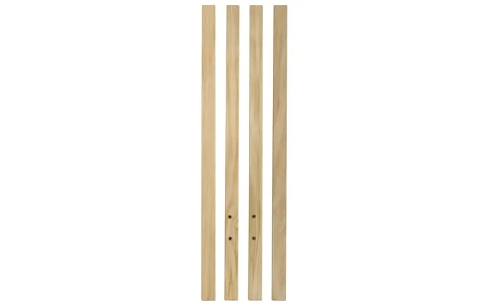 Dream On Me Carter Crib Convertible Post Natural And White