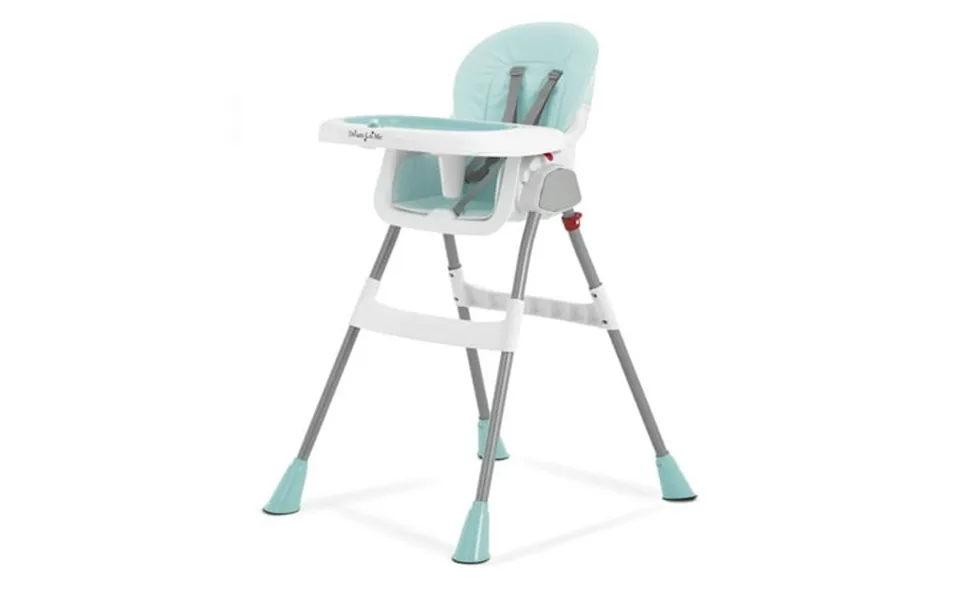 Dream On Me Portable 2-in-1 Table Talk Baby High Chair Convertible Compact And Light Weight Aqua