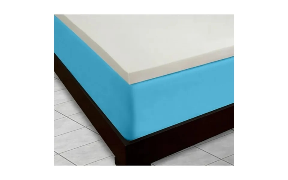 Dreamdna 2.5lb Queen Size 3 American Made Visco Elastic Memory Foam Mattress Topper