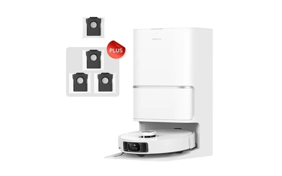 Dreame L40 Ultra Robot Vacuum Cleaning Bundle 3 Extra Dust Bags Removable & Liftable Mop Extendable & Liftable Sidebrush