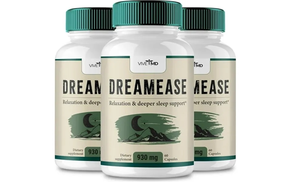 Dreamease Capsules Dream Ease Blood Support Formula Supplement Pills Maximum Strength 3 Pack
