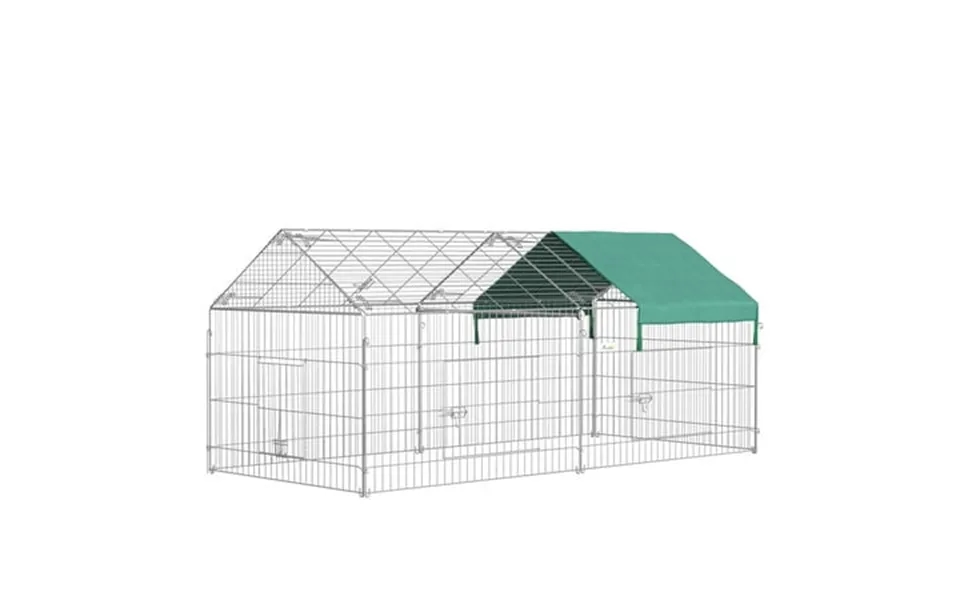 Dreamytrendy 87 L Small Animals Pet Playpen Catio Cage With Doors For Rabbits Guinea Pig Chicken Chinchillas Cat Quail D