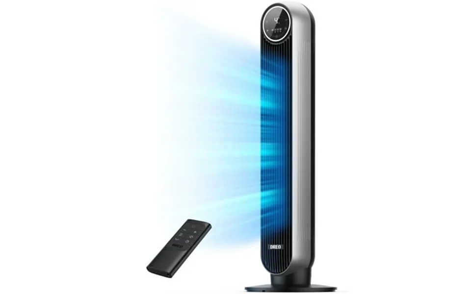 Dreo Tower Fans For Home 90 Oscillating Standing Fans With Remote 24 Ft S Velocity Quiet Bedroom Fan 4 Speeds 4modes 8h