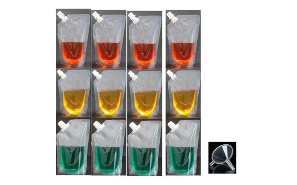 Drink Pouches 12 Pack - Leak-proof Juice Pouch Bags