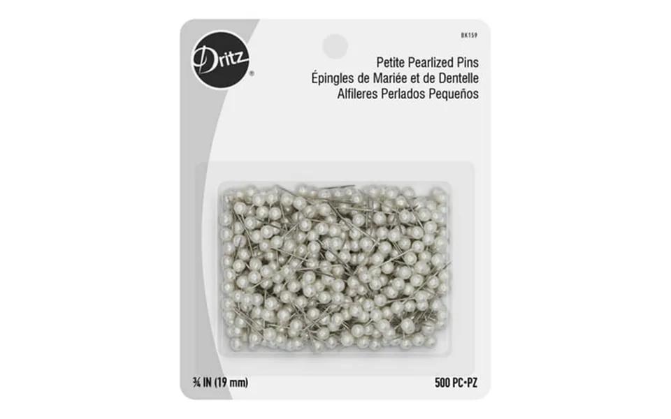 Dritz Petite Pearlized Pins 3 4 White 500 Pc