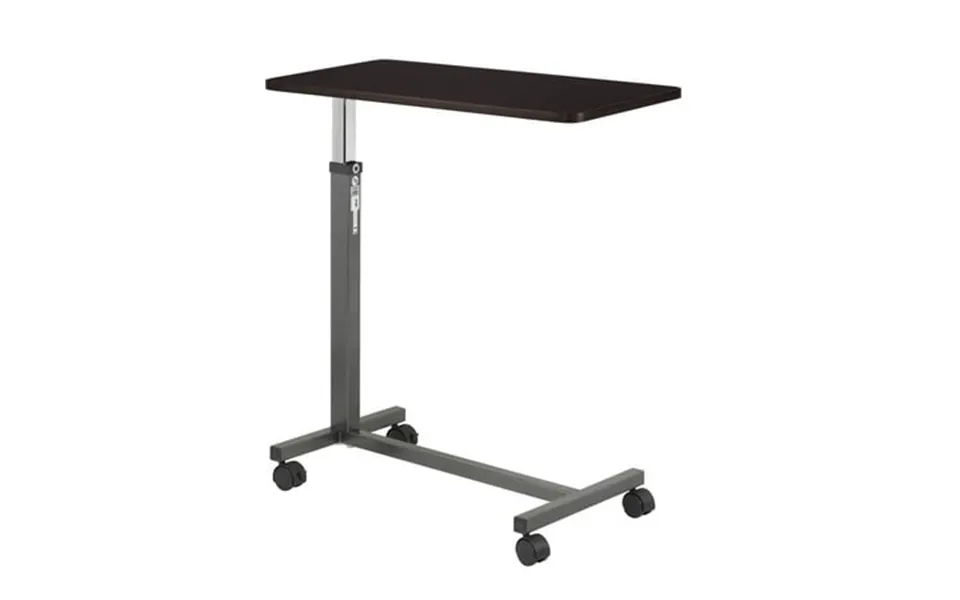 Drive Medical Non Tilt Top Overbed Table Silver Vein