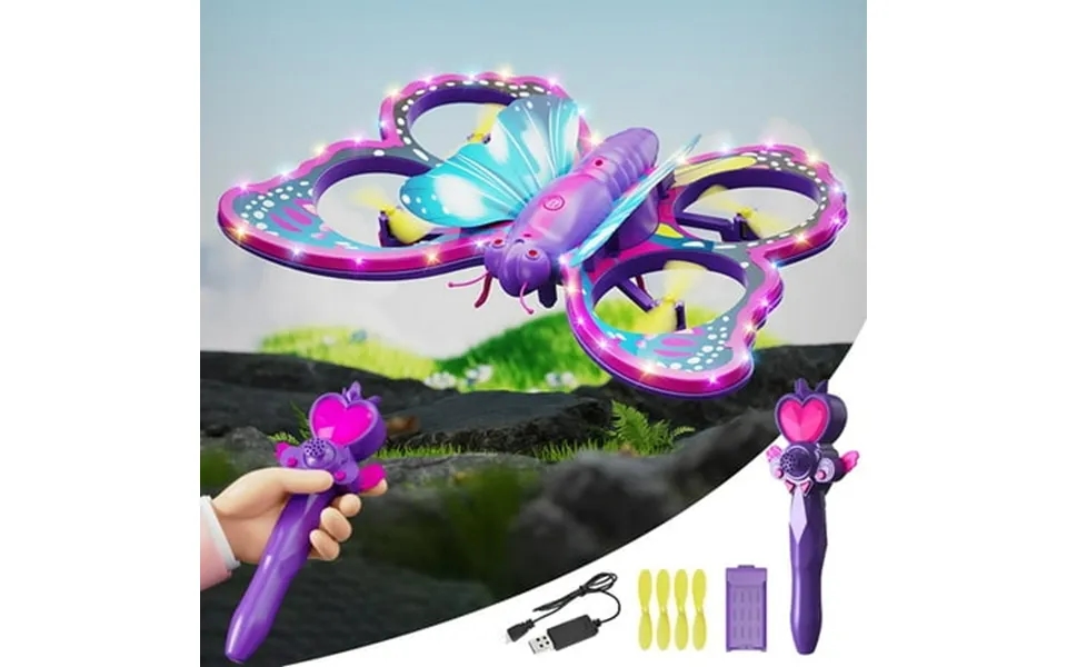 Drone Butterfly Shaped Toys With Led Lights Multifunctional Drones Remote Control Walmart Clearance Primed Drones For Bi