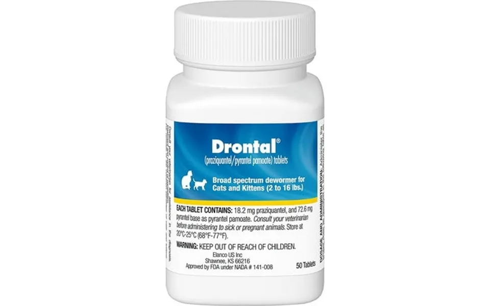 Drontal Tablets For Cats & Kittens 2-16 Lbs