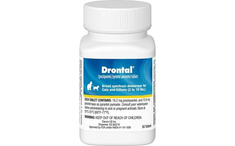 Drontal Tablets For Cats & Kittens 2-16 Lbs