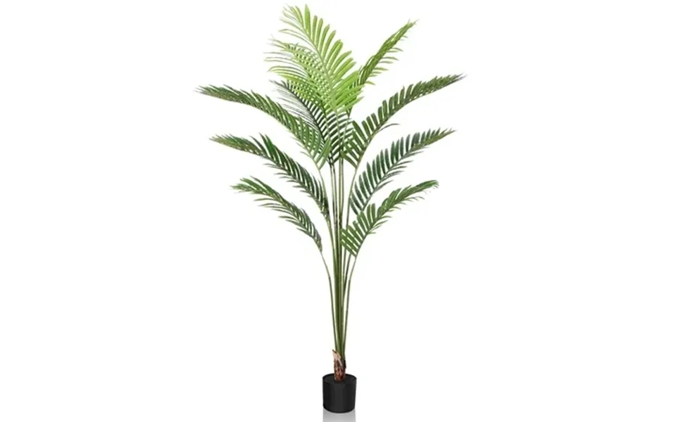 Dr.planzen 6ft Artificial Palm Tree Indoor Plant Tall Fake Tropical Paradise Palm Tree In Pot Faux Areca Palm Tree For H
