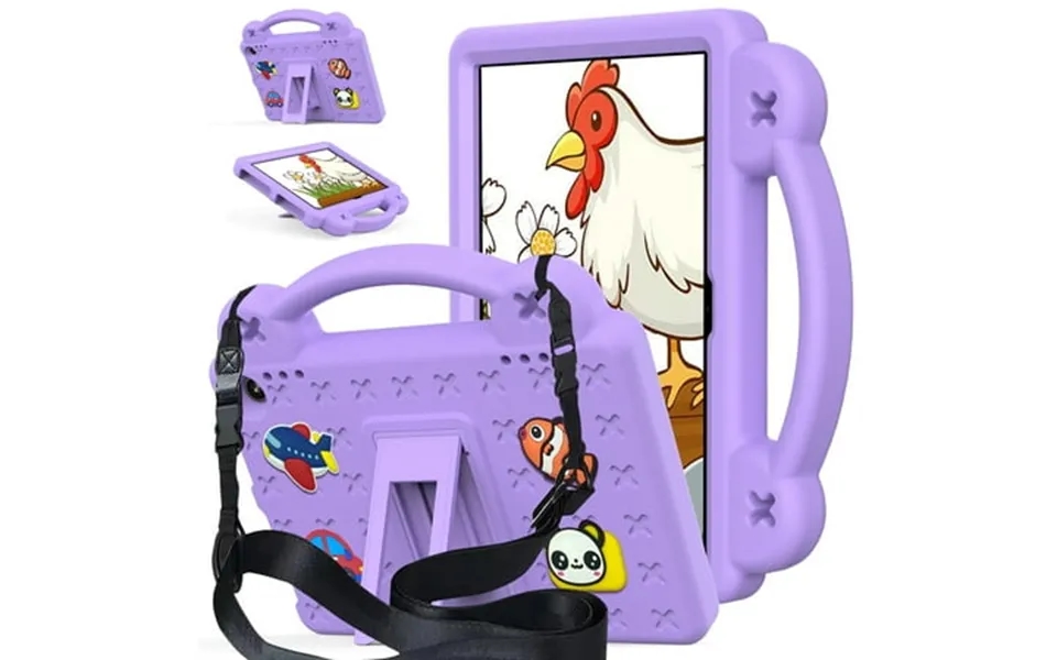 Dteck For All-new Amazon Fire Hd 8 & 8 Plus Tablet Case 12th 10th Generation 2024 2022 2020 Kids Eva Cover With Strap St