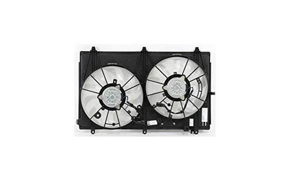 Dual Radiator And Condenser Fan Assembly - Cooling Direct Fit For Mi3115148 14-20 Mitsubishi Outlander 2