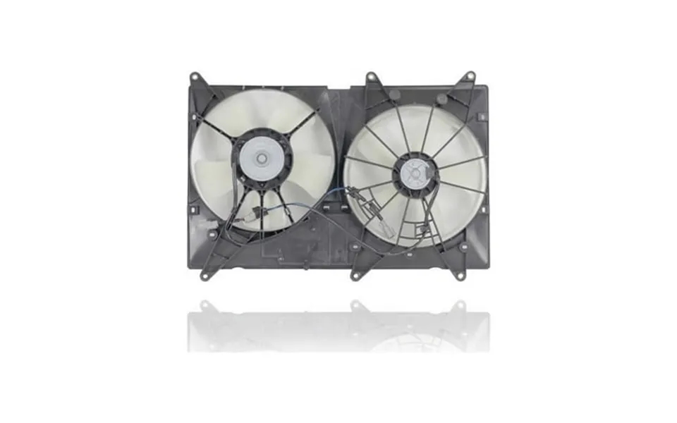 Dual Radiator And Condenser Fan Assembly - Pacific Best Inc. Fit For To3120103 04-07 Toyota Highlander Base 4cy 2