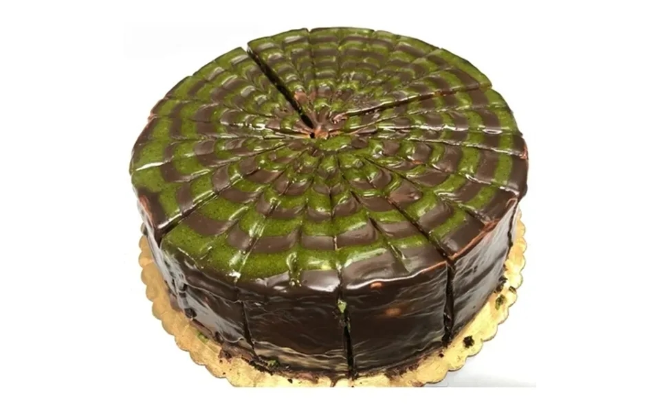Dubai Chocolate Cake 2 Per Pack Original Pistachio Kataifi Layers Filling Delicious Crunchy Knafeh 10 Inch Cake Topped 1