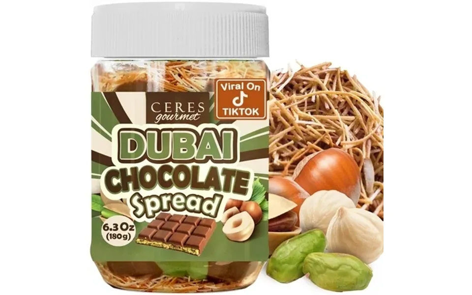 Dubai Chocolate Spread Pistachio Kataifi Gourmet 6.35 Oz