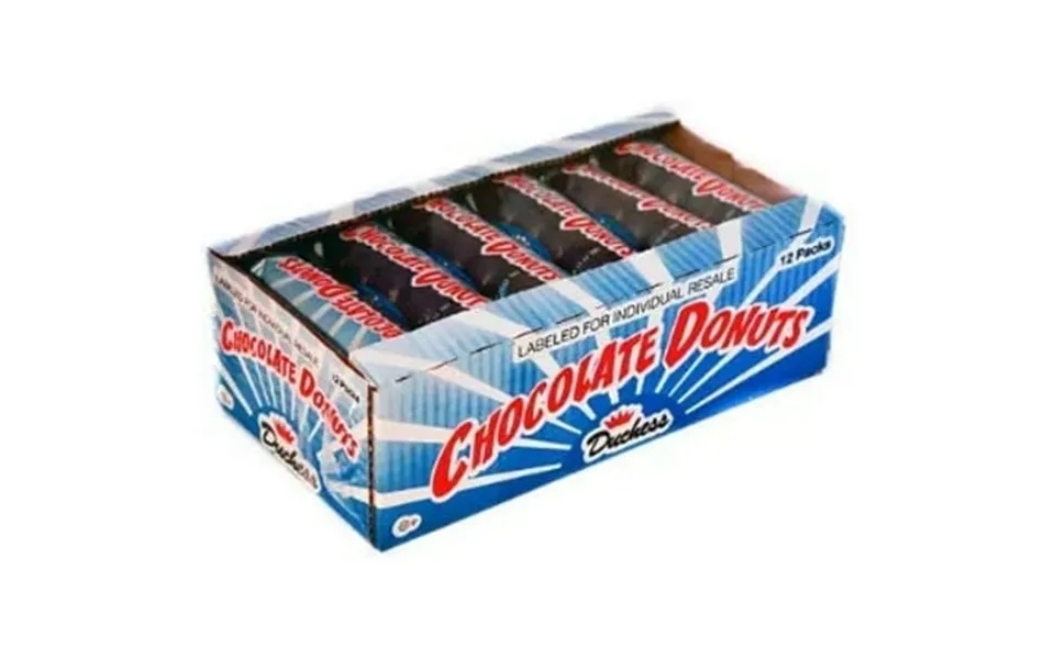 Duchess Chocolate Donuts 3 Oz. Packs 12 Ct. A1