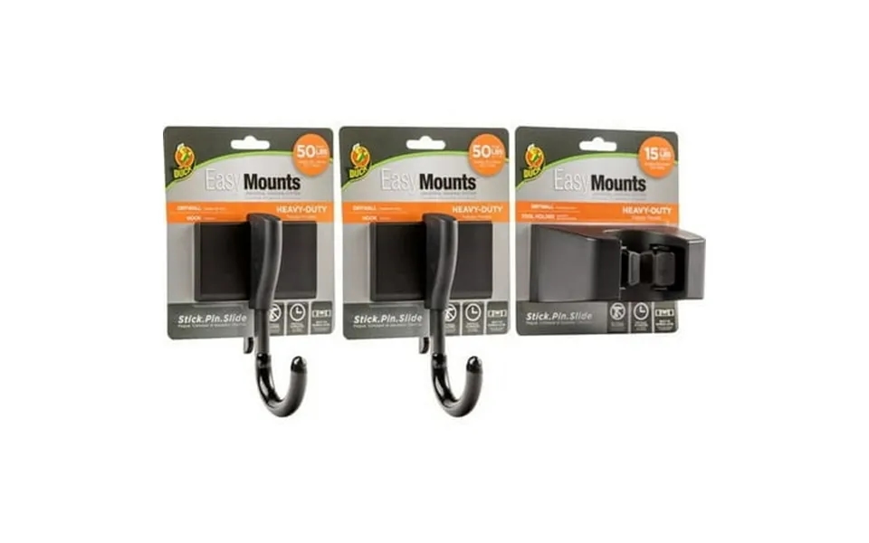 Duck Brand Easymounts Heavy-duty Garage Kit - 15 Lb 6.80 Kg 50 Lb 22
