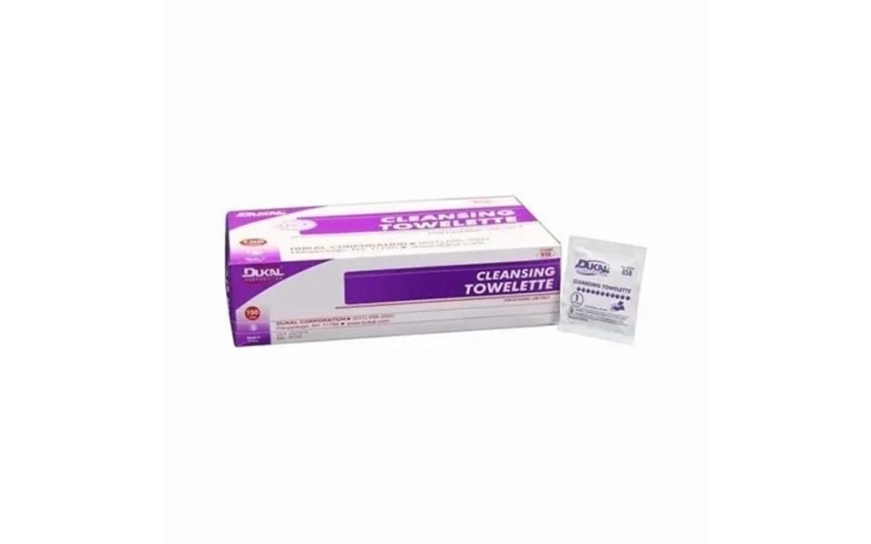 Dukal 858-1000 5 X 8 In. Cleansing Towelette 3 Per Strip
