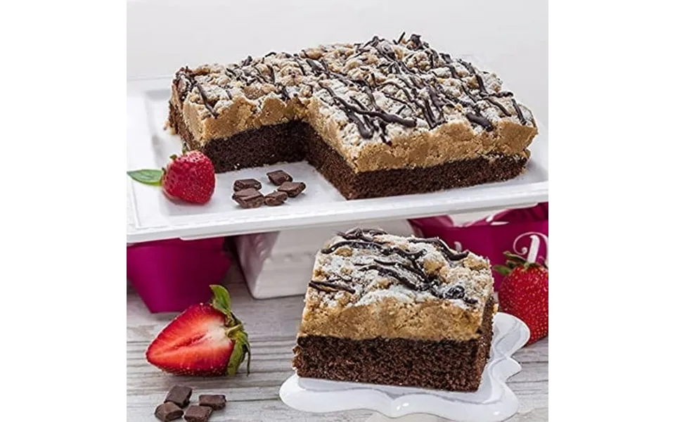 Dulcet Gift Baskets Gourmet Chocolate Crumb Cake - Freshly Baked Chocolate Crumb Cake