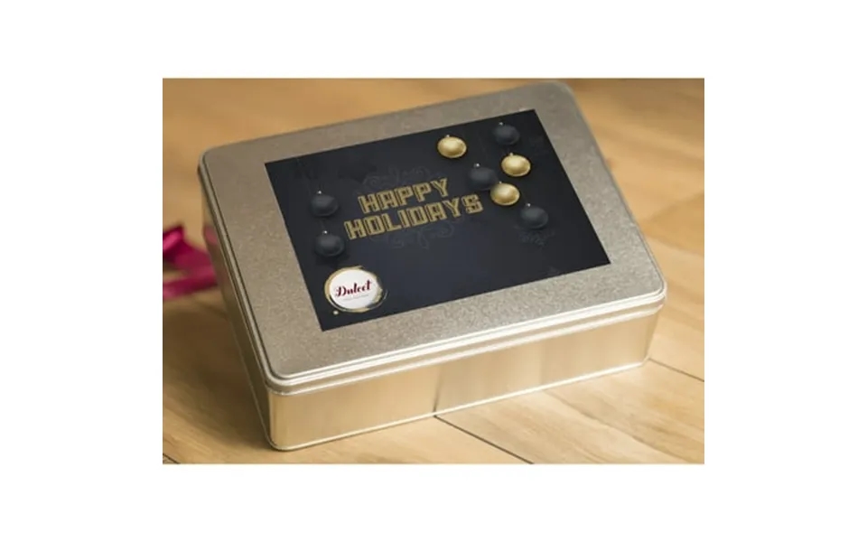 Dulcet Gift Baskets Holiday Cookie Assortment Gift Tin