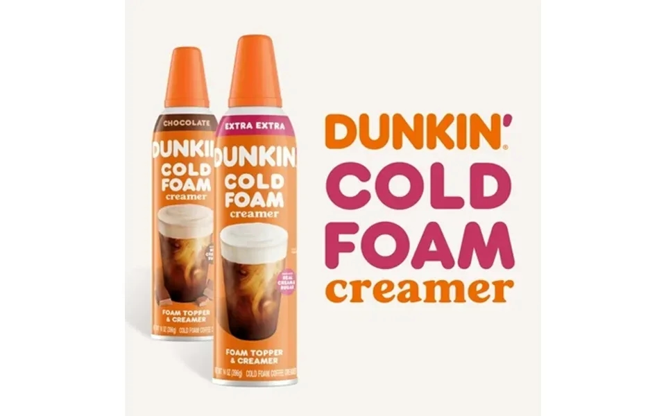 Dunkin Extra Extra Cold Foam Coffee Creamer