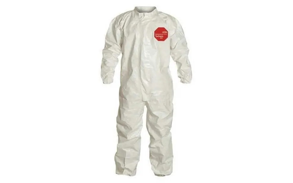 Dupont Collared Coveralls M Wht Tychem 4000 Pk6 Sl125twhmd000600