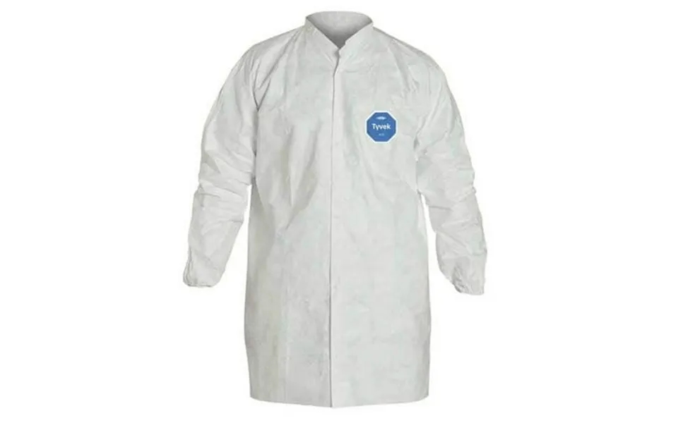 Dupont Lab Coat 4xl White Tyvek R 400 Pk30 Ty216swh4x003000