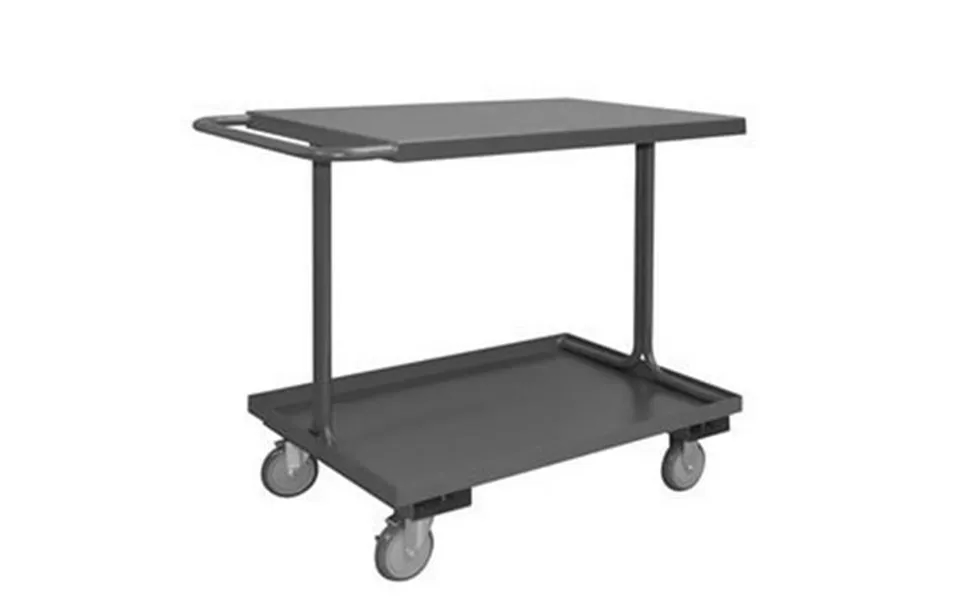 Durham Eas-1832-95 36 In. Easy Access Shelf Cart Gray - 1200 Lbs