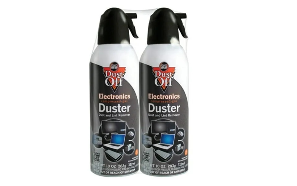 Dust-off Compressed Gas Duster For Electronics 10 Ounces Pack Of 2